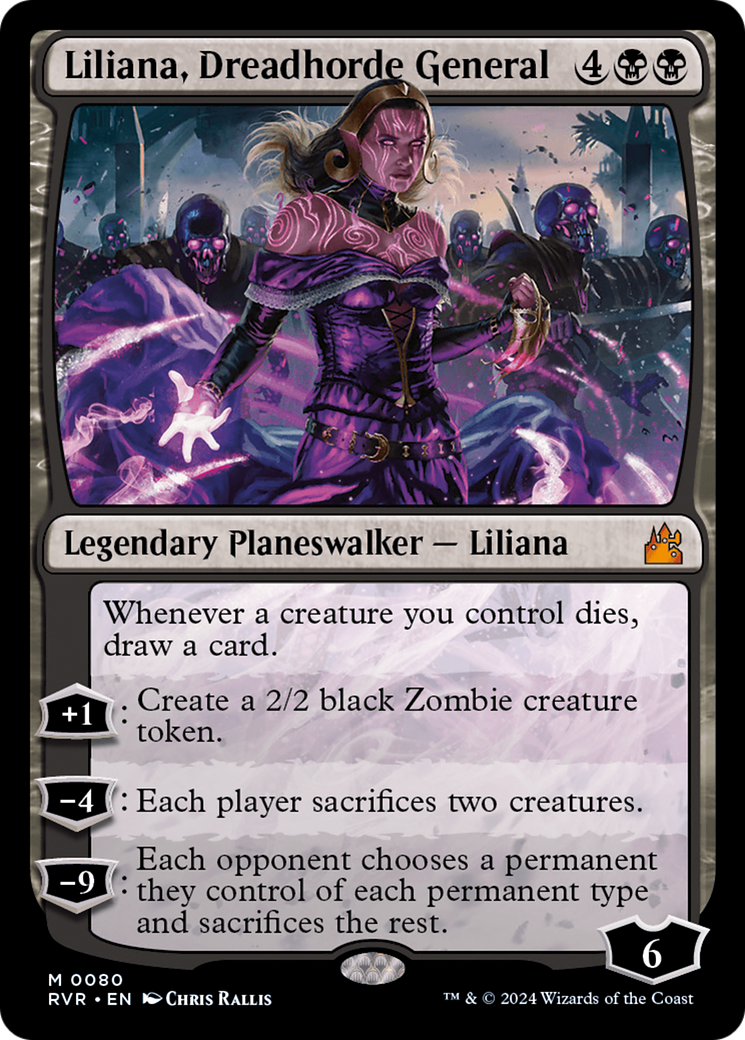 Liliana, Dreadhorde General [Ravnica Remastered] | Good Games North