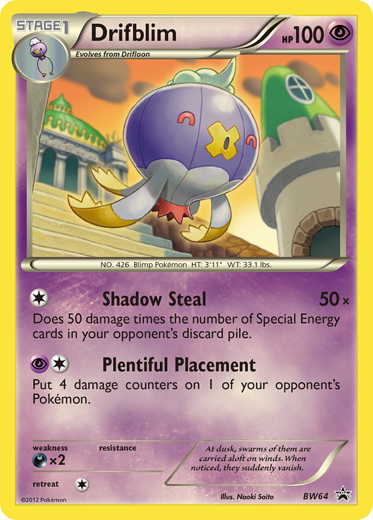 Drifblim (BW64) [Black & White: Black Star Promos] | Good Games North