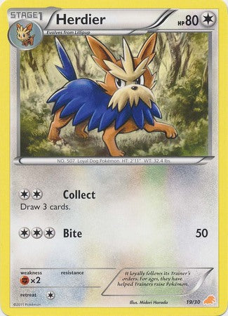 Herdier (19/30) [Black & White: Trainer Kit - Excadrill] | Good Games North