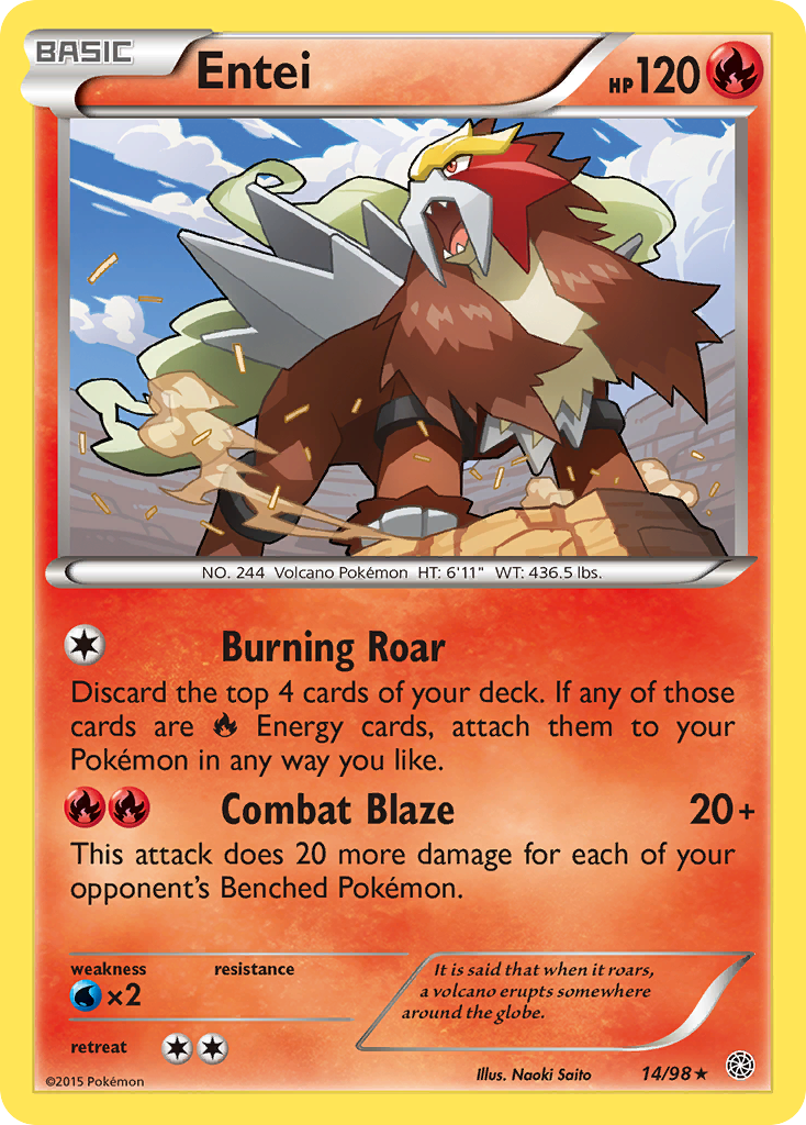 Entei (14/98) [XY: Ancient Origins] | Good Games North