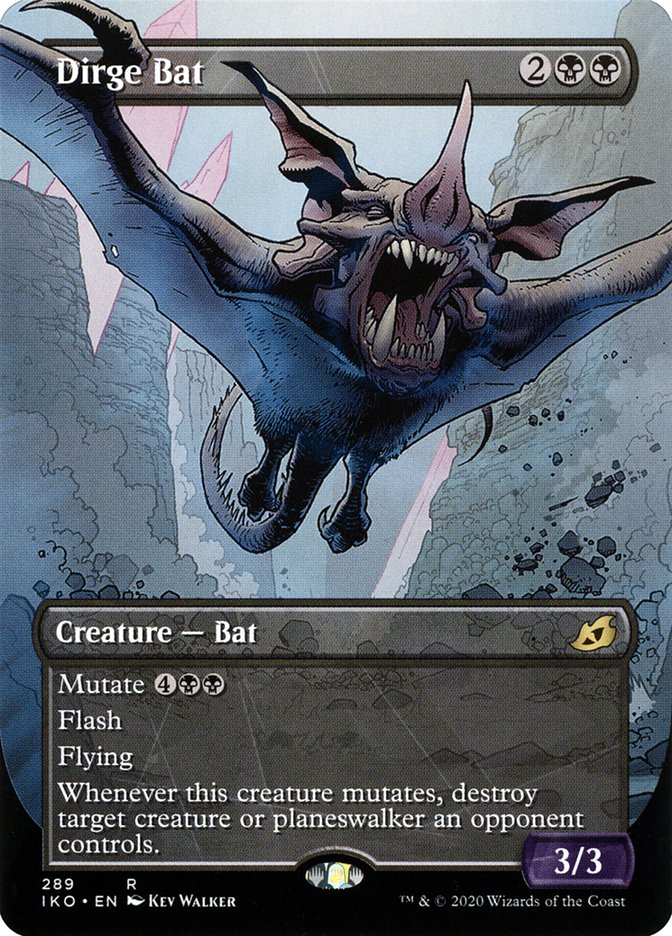 Dirge Bat (Showcase) [Ikoria: Lair of Behemoths] | Good Games North
