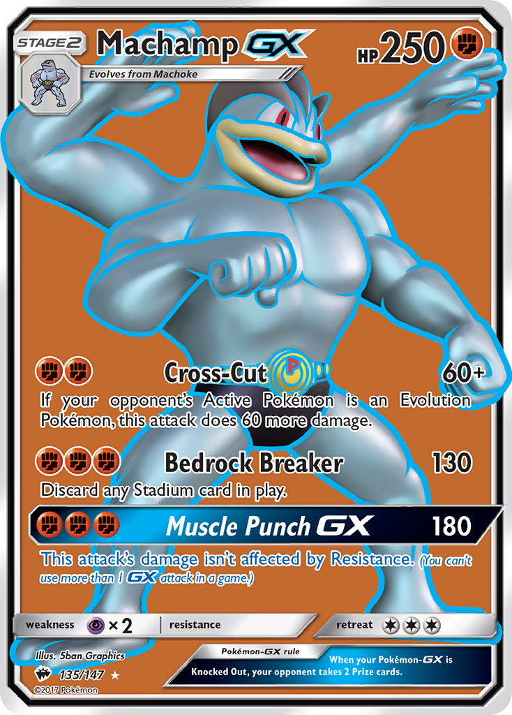 Machamp GX (135/147) [Sun & Moon: Burning Shadows] | Good Games North