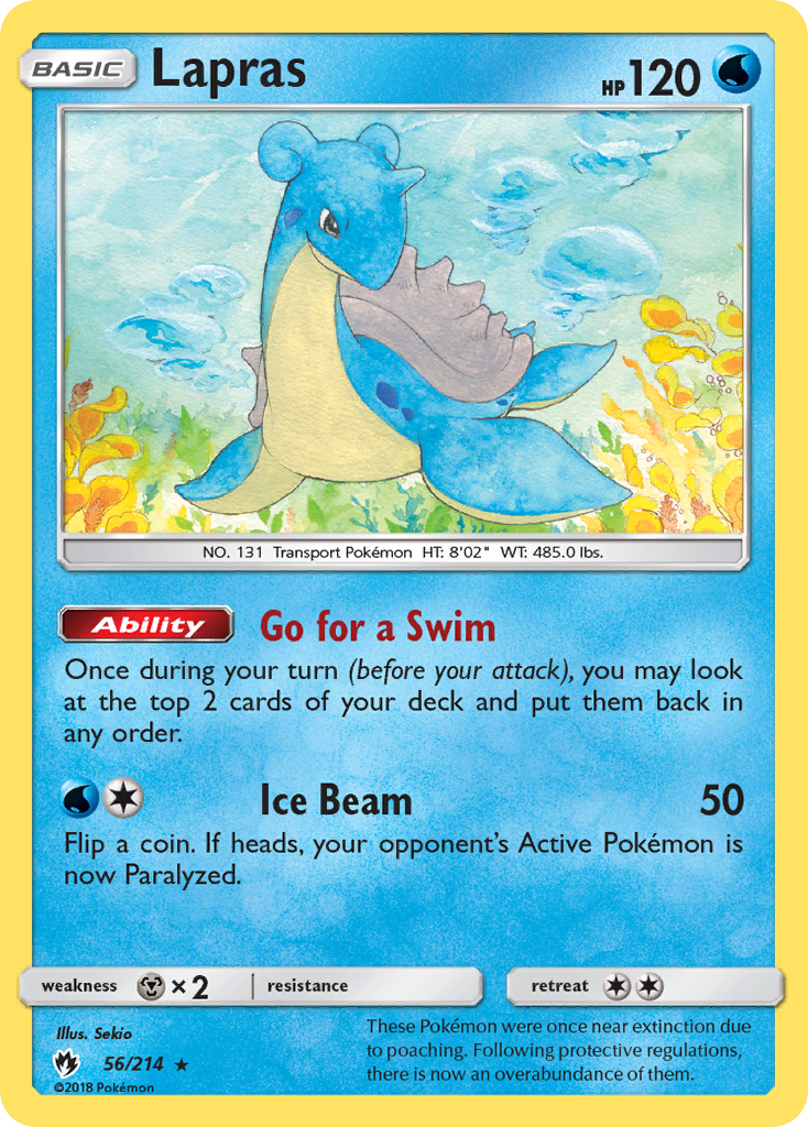 Lapras (56/214) [Sun & Moon: Lost Thunder] | Good Games North