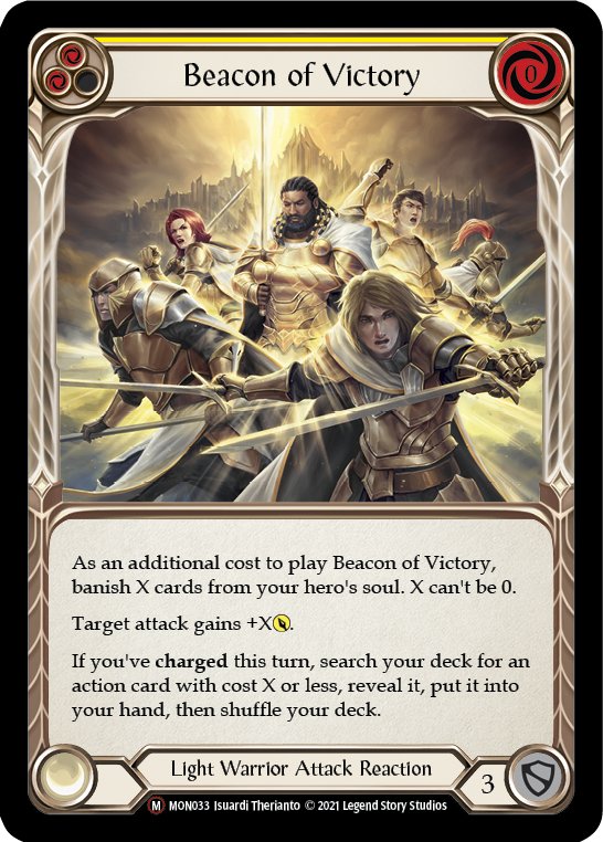 Beacon of Victory [U-MON033-RF] Unlimited Rainbow Foil | Good Games North