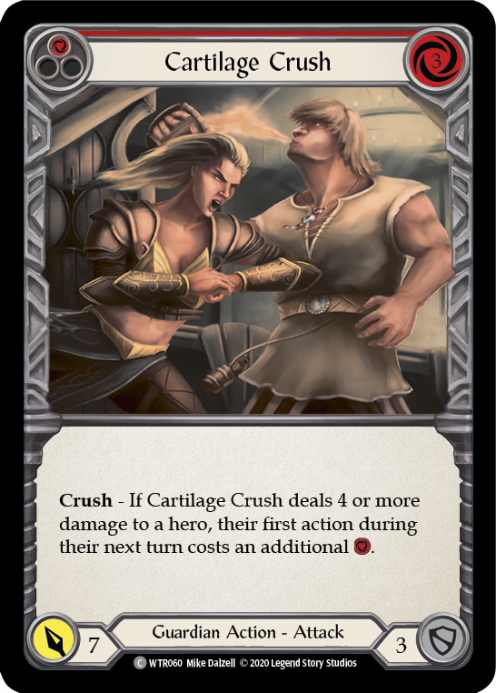Cartilage Crush (Red) [U-WTR060] (Welcome to Rathe Unlimited)  Unlimited Rainbow Foil | Good Games North