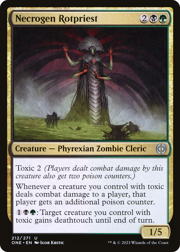 Necrogen Rotpriest [Phyrexia: All Will Be One] | Good Games North