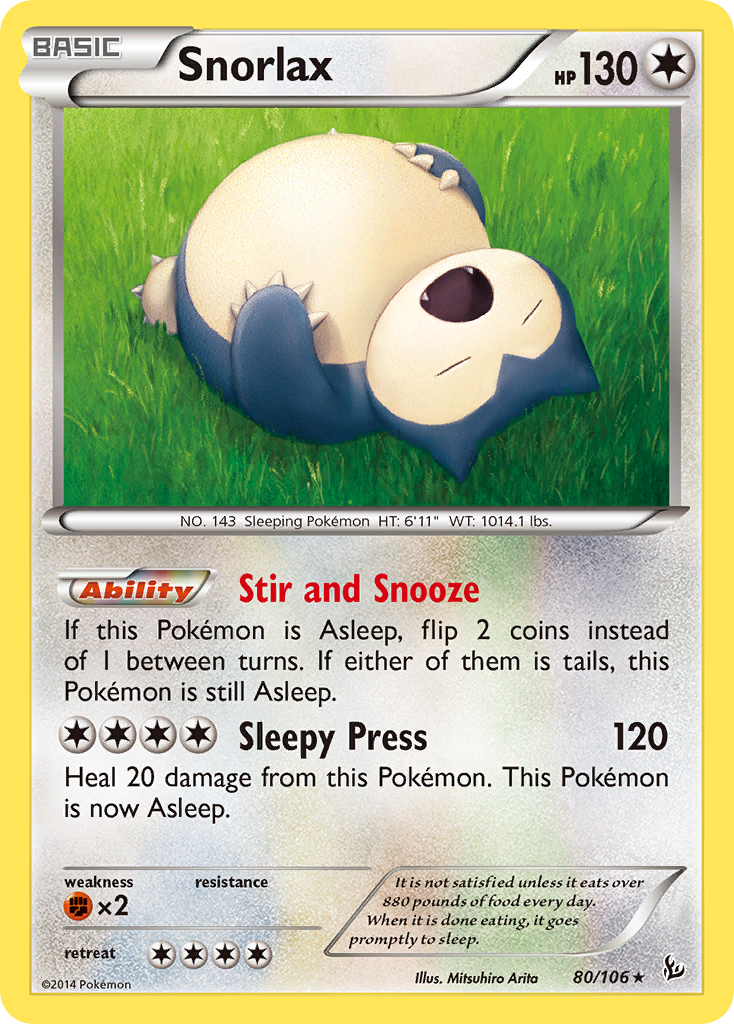 Snorlax (80/106) [XY: Flashfire] | Good Games North