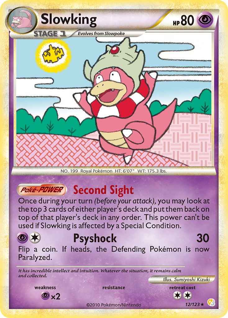 Slowking (12/123) [HeartGold & SoulSilver: Base Set] | Good Games North