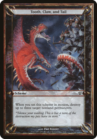 Tooth, Claw, and Tail (Archenemy) [Archenemy Schemes] | Good Games North