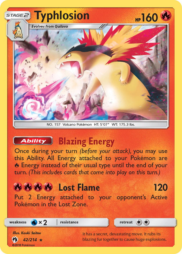Typhlosion (42/214) [Sun & Moon: Lost Thunder] | Good Games North