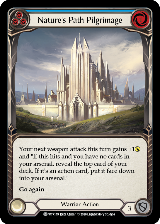 Nature's Path Pilgrimage (Blue) [U-WTR149] (Welcome to Rathe Unlimited)  Unlimited Normal | Good Games North