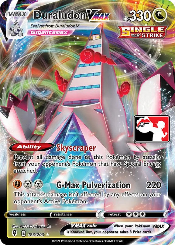 Duraludon VMAX (123/203) [Prize Pack Series One] | Good Games North
