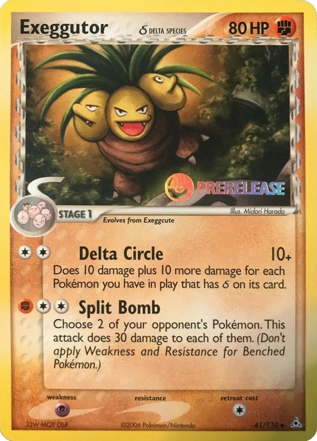 Exeggutor (41/110) (Prerelease) [EX: Holon Phantoms] | Good Games North