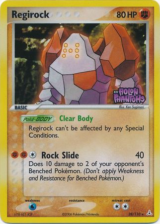 Regirock (28/110) (Stamped) [EX: Holon Phantoms] | Good Games North