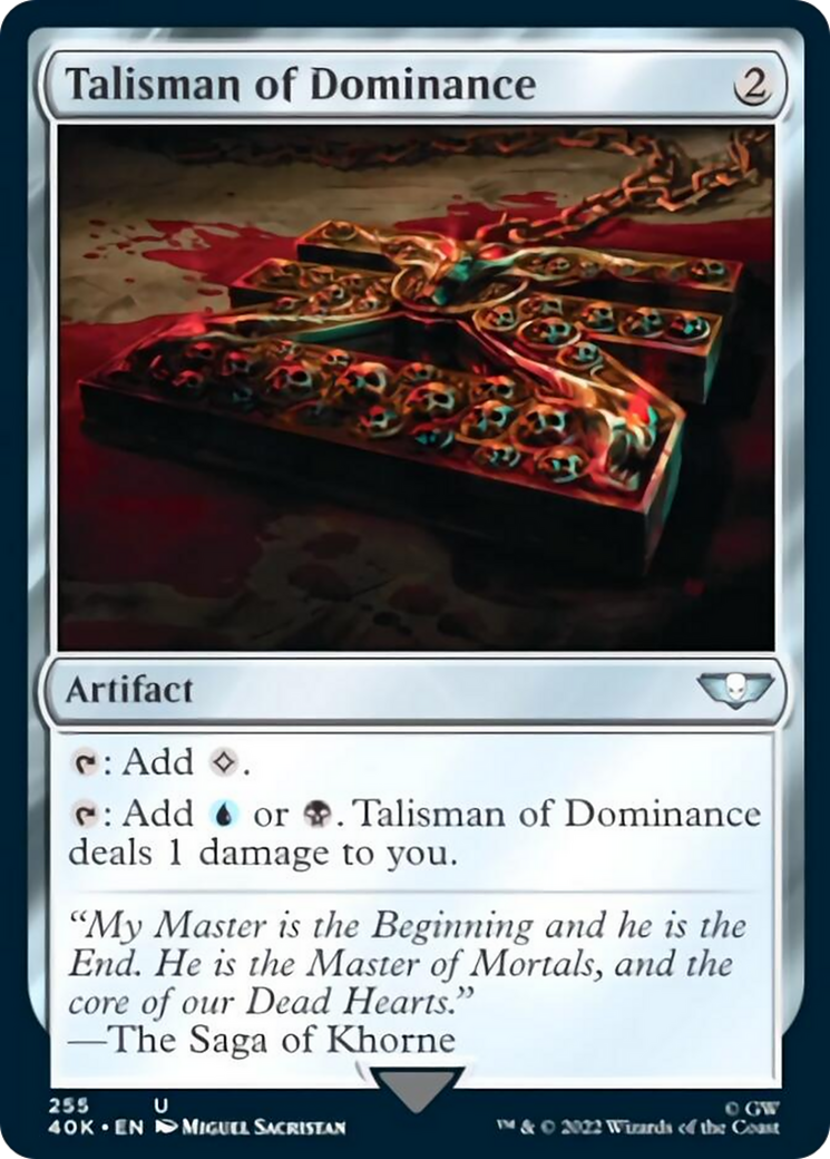 Talisman of Dominance (255) (Surge Foil) [Universes Beyond: Warhammer 40,000] | Good Games North