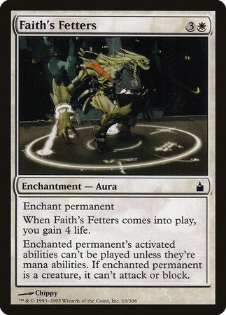 Faith's Fetters [Ravnica: City of Guilds] | Good Games North