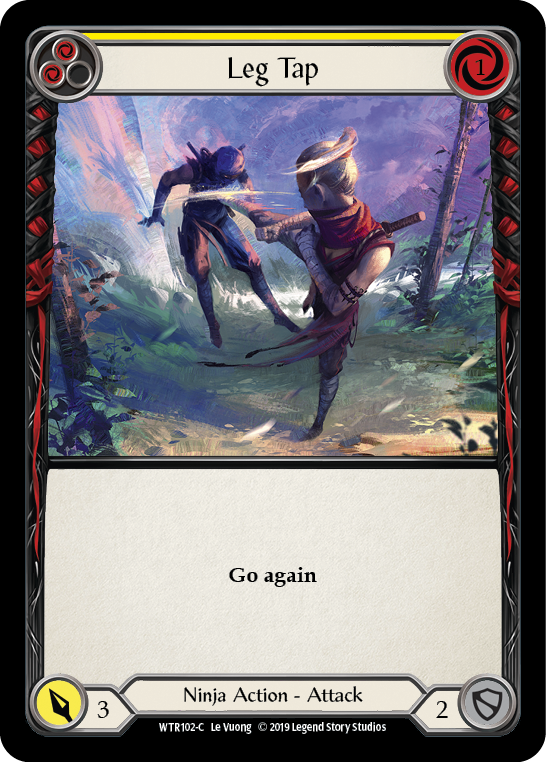 Leg Tap (Yellow) [WTR102-C] Alpha Print Normal | Good Games North