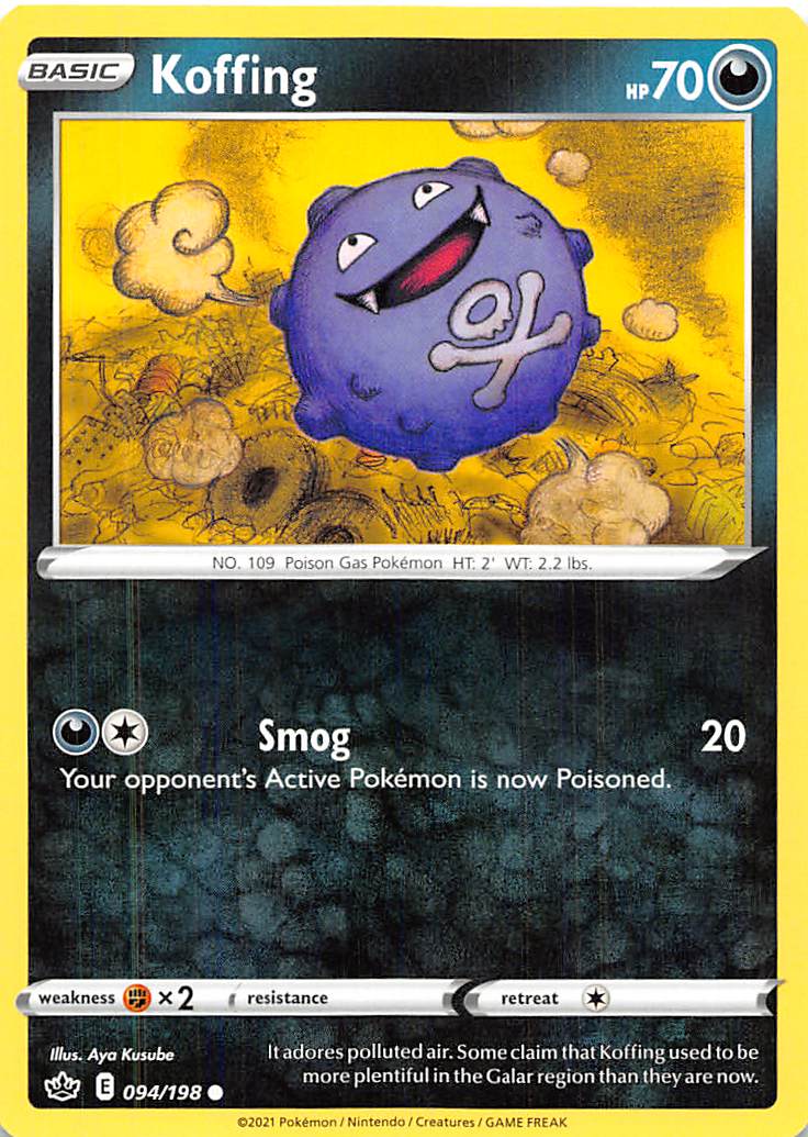 Koffing (094/198) [Sword & Shield: Chilling Reign] | Good Games North