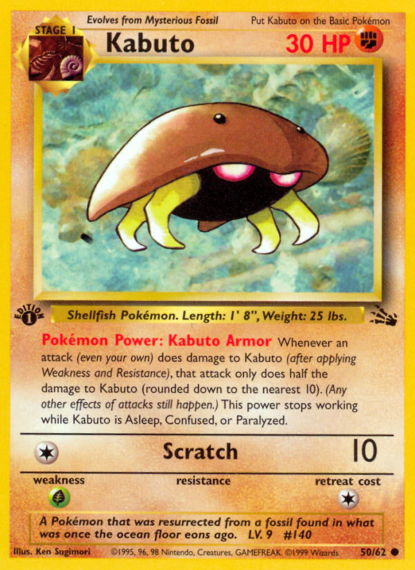 Kabuto (50/62) [Fossil 1st Edition] | Good Games North
