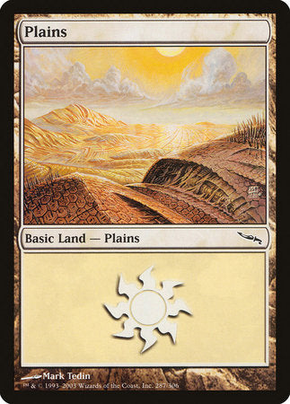Plains (287) [Mirrodin] | Good Games North