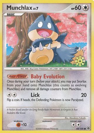 Munchlax (68/100) [Countdown Calendar Promos] | Good Games North