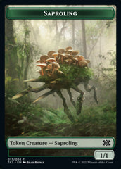 Saproling // Treasure Double-sided Token [Double Masters 2022 Tokens] | Good Games North