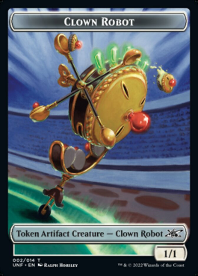 Clown Robot (002) Token [Unfinity Tokens] | Good Games North