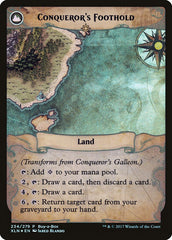 Conqueror's Galleon // Conqueror's Foothold (Buy-A-Box) [Ixalan Treasure Chest] | Good Games North