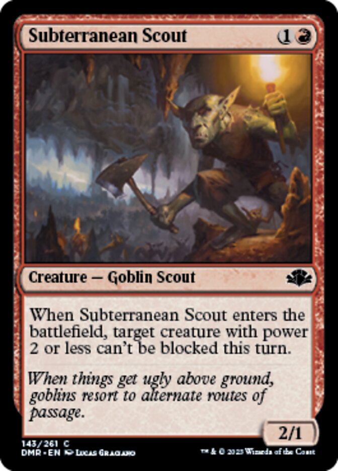 Subterranean Scout [Dominaria Remastered] | Good Games North