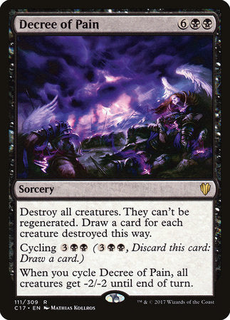 Decree of Pain [Commander 2017] | Good Games North