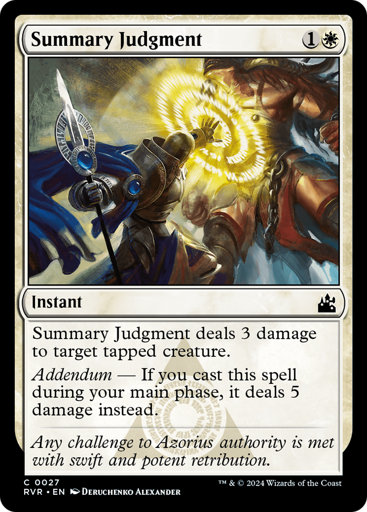 Summary Judgment [Ravnica Remastered] | Good Games North