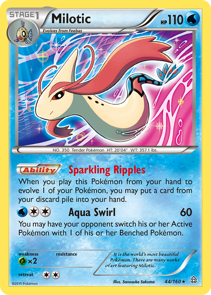 Milotic (44/160) [XY: Primal Clash] | Good Games North