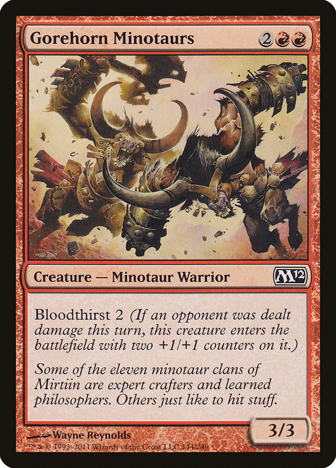 Gorehorn Minotaurs [Magic 2012] | Good Games North