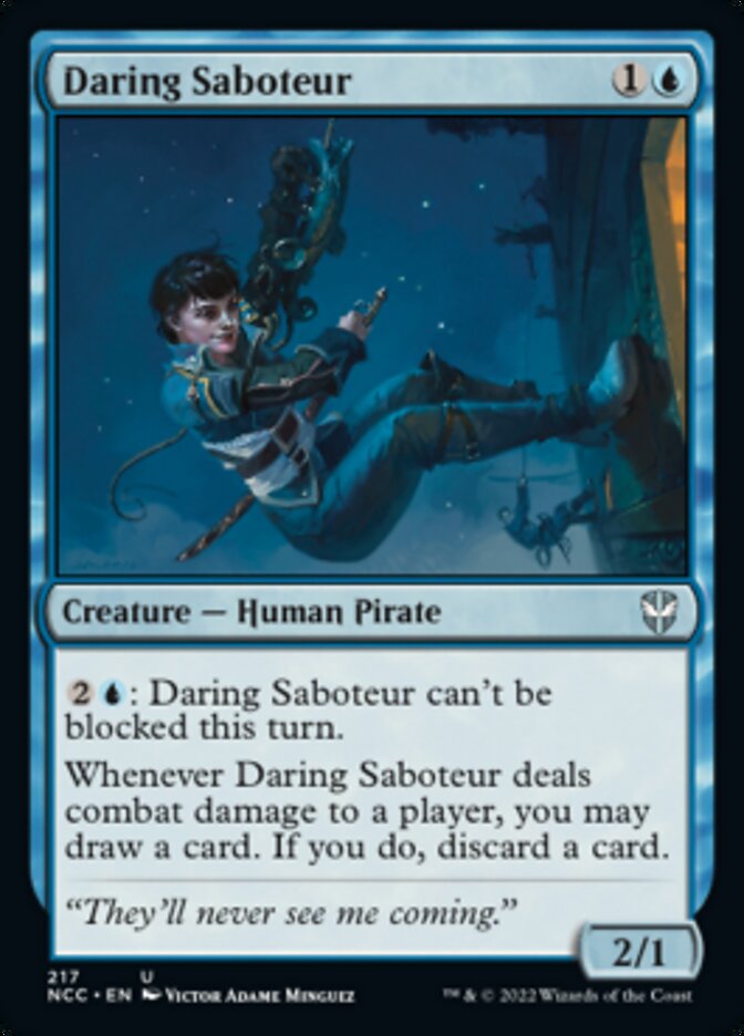 Daring Saboteur [Streets of New Capenna Commander] | Good Games North