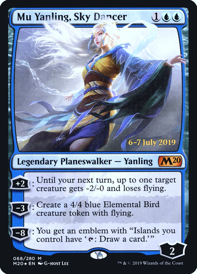 Mu Yanling, Sky Dancer  [Core Set 2020 Prerelease Promos] | Good Games North