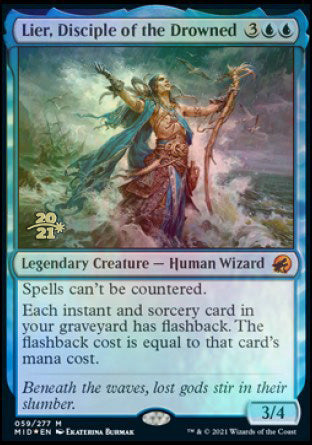 Lier, Disciple of the Drowned [Innistrad: Midnight Hunt Prerelease Promos] | Good Games North