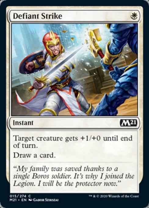 Defiant Strike [Core Set 2021] | Good Games North