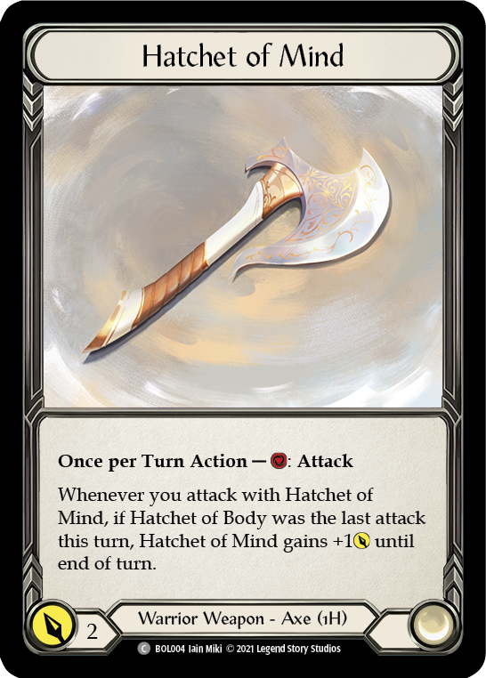 Hatchet of Mind [BOL004] (Monarch Boltyn Blitz Deck) | Good Games North
