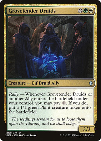 Grovetender Druids [Battle for Zendikar] | Good Games North