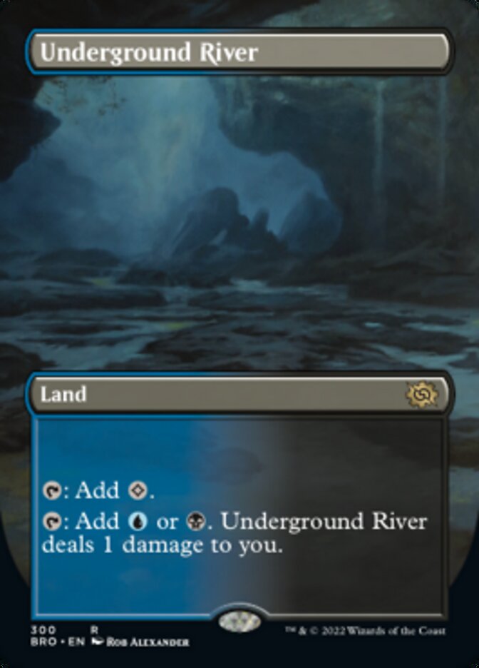 Underground River (Borderless Alternate Art) [The Brothers' War] | Good Games North