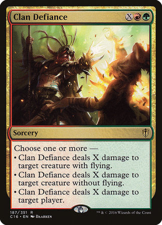 Clan Defiance [Commander 2016] | Good Games North