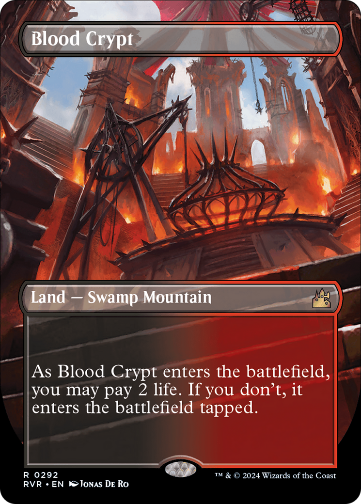Blood Crypt (Borderless) [Ravnica Remastered] | Good Games North