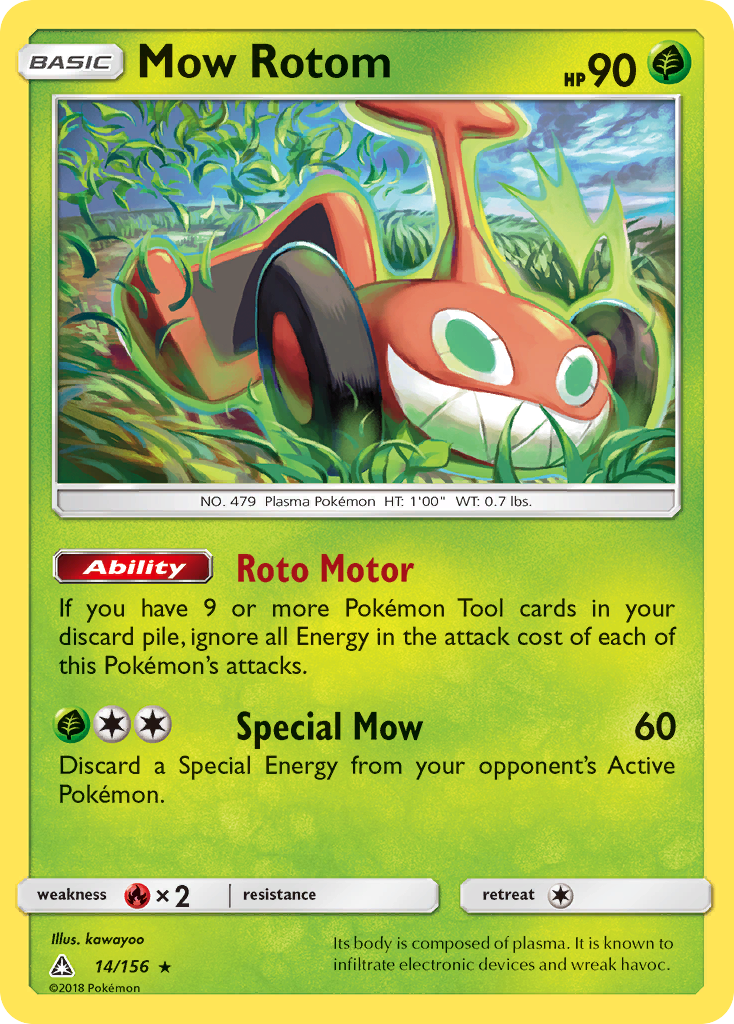 Mow Rotom (14/156) [Sun & Moon: Ultra Prism] | Good Games North