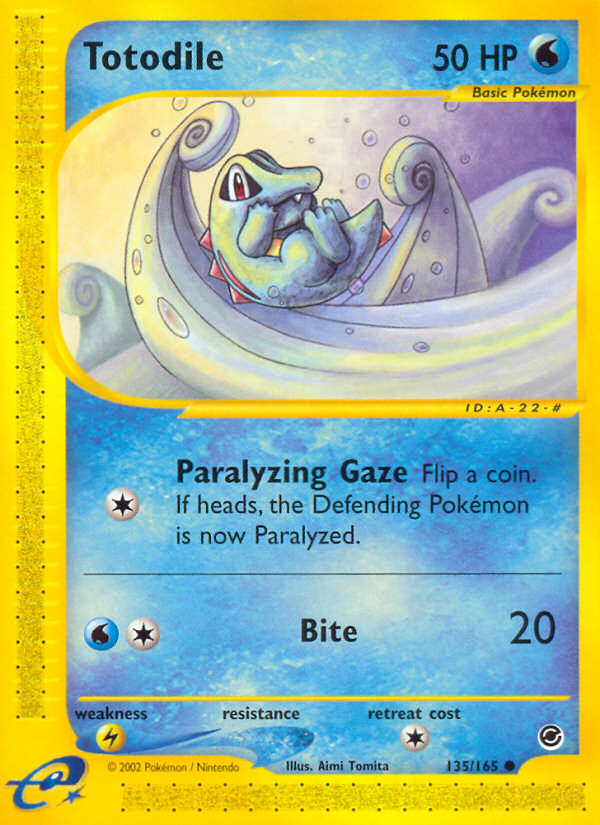 Totodile (135/165) [Expedition: Base Set] | Good Games North