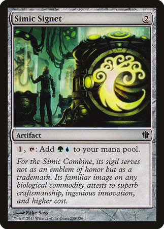 Simic Signet [Commander 2013] | Good Games North