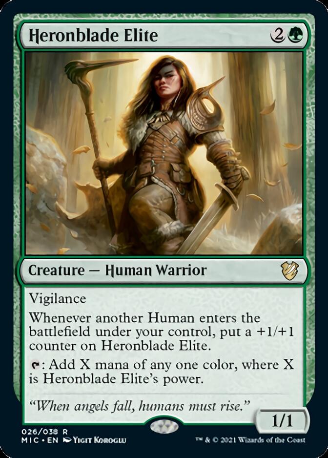 Heronblade Elite [Innistrad: Midnight Hunt Commander] | Good Games North