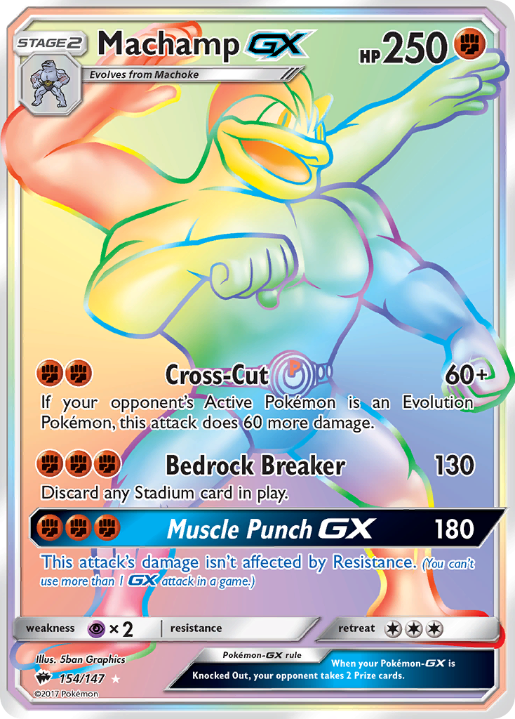 Machamp GX (154/147) [Sun & Moon: Burning Shadows] | Good Games North