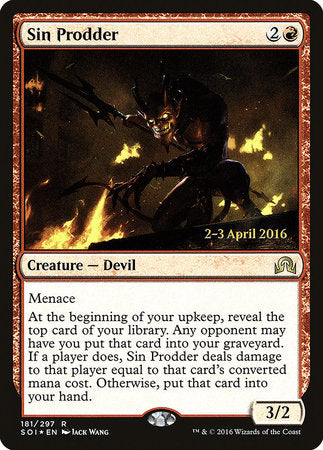 Sin Prodder [Shadows over Innistrad Promos] | Good Games North
