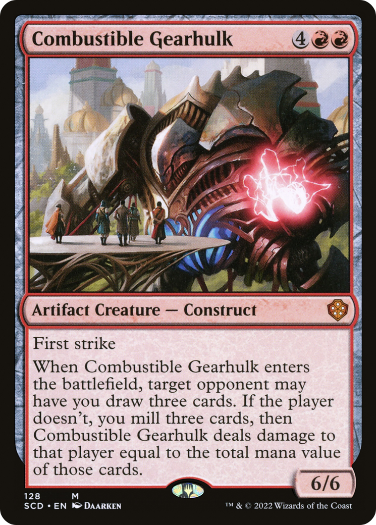 Combustible Gearhulk [Starter Commander Decks] | Good Games North