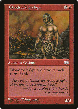 Bloodrock Cyclops [Weatherlight] | Good Games North
